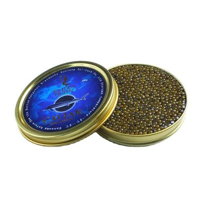 China Fresh delicious freshwater sushi caviar black or gray caviar for sale