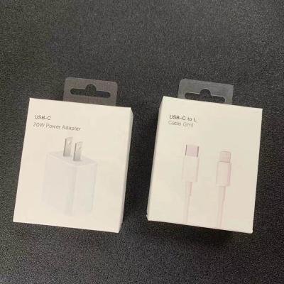 China 20W Fast Fast Charger For iPhone 13 C QC4.0 Pro Max Mini USB-C 2M C2L USB-C Charger Power Adapter Type For Apple 11 12 Cable for sale