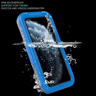 China Waterproof for iPhone 11 Pro Waterproof Case , IP68 Certified Clear Case Shockproof Full-Body Case with Built-in Screen for iphone 11 pro for sale