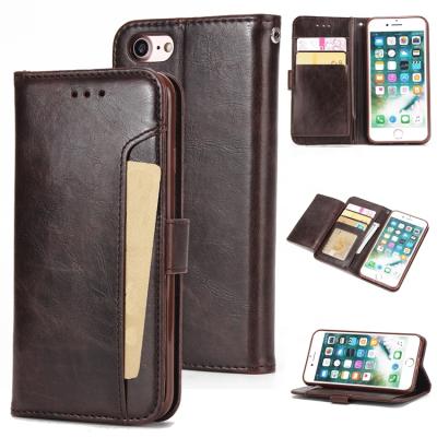 China Wallet Case for iPhone 7/8, Premium PU Leather Wallet Case with Kickstand and Flip Cover for Apple iPhone 7/8 for sale