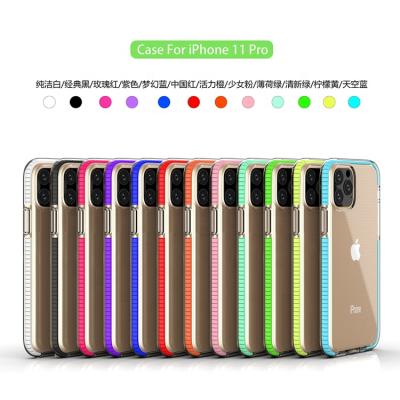 China 2020 New Design Popular Hot Selling Transparent Design Case For iPhone 11 Pro Case Shockproof Protective Cover for sale