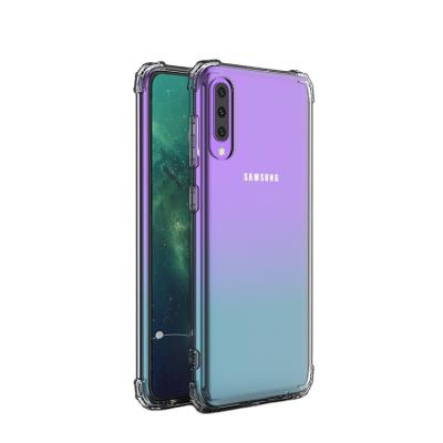 China Shockproof Clear Case For Samsung Galaxy A50 A50S A30S Cover Shockproof Silicone Gel for sale