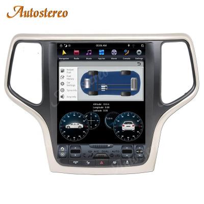 China SDK 128 Tesla Style Android 9.0 Car Multimedia Player GPS Navigation For 2014-2019 JEEP Grand Cherokee Carplay Gold Stereo Head Unit for sale