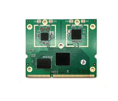 China 2.4G / 5G Embedded Ethernet Modules , DC 5V - 15V Gigabit Wifi Router Module for sale