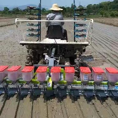 China Machinery Repair Shops 8/10/12 Line Manual Mini Drum Paddy Seeder Small Hand Push Seed Planter Machine for sale