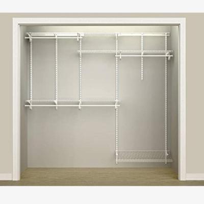 China (Other) Adjustable ShelfTrack 5ft to 8ft Adjustable Cabinet Organizer Kit White for sale