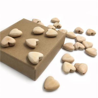 China Wooden Chips Accessories Wood Jewelry Unfinished Sequins DIY Toy Marquise Wood Chips Love Beads Baby Soft Products for sale