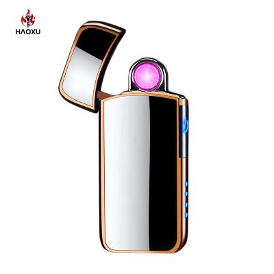 China Custom Touch Ignition USB Rotating Arc Lighter Rotating Arc Lighter, Windproof Plasma Cigarette Lighter Electric Smoking Smoking for sale