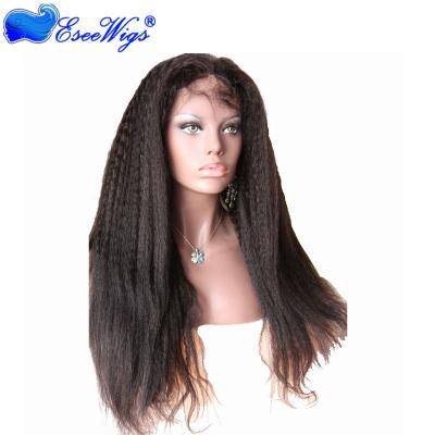 China 100% Natural Curly Brazilian Straight Hair Wig Color Full Lace Human Hair Wigs High Quality Straight Curly Human Hair for sale