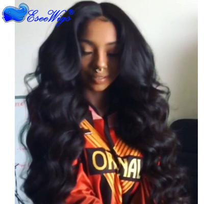 China Body Wave Pre-Plucked 250 Density Natural Lace Front Wigs Body Wave Hairline Full Lace Hair Wigs Glueless With Baby Hair for sale