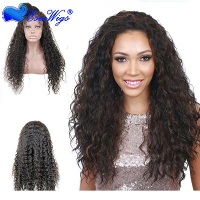 China Virgin Brazilian Hair Afro Curly Lace Front Wigs For Black Women African Colored Women Best Selling Products for sale