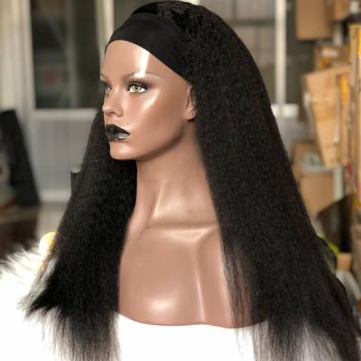 China Curly Straight Headband Hair Wigs For Colored Women 100% Straight Curly Headband Hair Wigs For Colored Women Hair With For Colored Women for sale