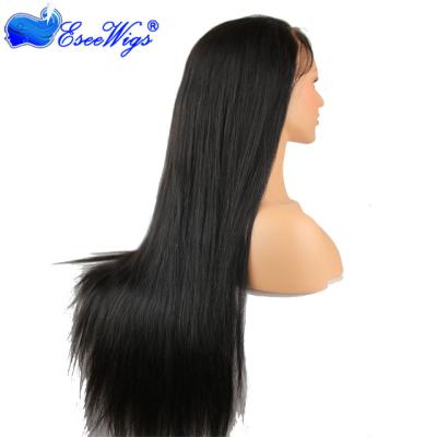 China Silky Straight Wave Lace Front Wig Virgin Remy Human Hair Straight Weave Natural Color for sale