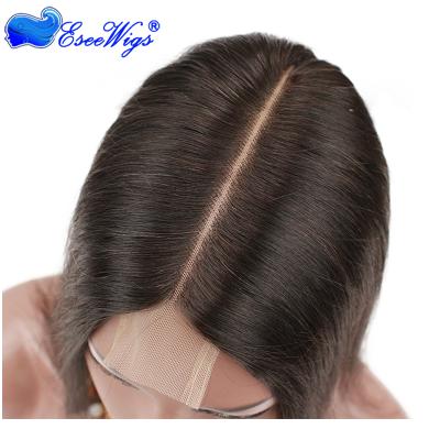 China Brazilian Straight 2x6 Lace Closure Hair 2x6 Lace Closure DEEP MEDIUM DEEP 6 Lace Closure for sale