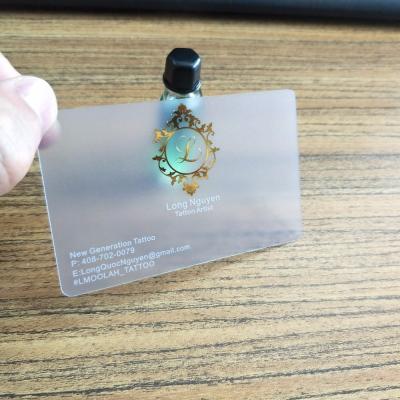 China High Quality PVC PVC Wholesale Clear Transparent Business VIP Plastic Card for sale