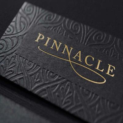 China Business business card printing using gold foil for sale