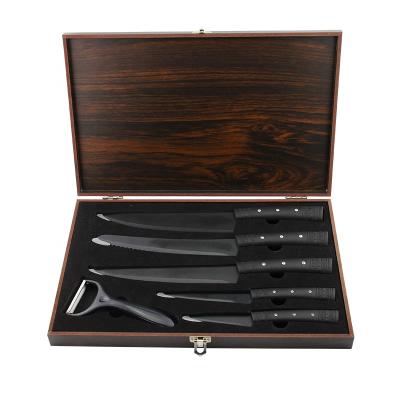 China Viable Wholesale Custom Professional 6pcs Chef's Knife Set Satinless Steel Kitchen Tableware for sale