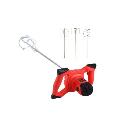 China Handheld Double Paddle Industrial Concrete Electric Mortar Mixer Double rod Mixer Hand held Putty Powder Mixer for sale