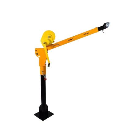 China Vehicle mounted Crane 1 ton 2 tons truck car Crane 220V household hoist lifting small Crane for sale