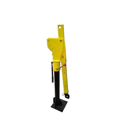 China cantilever hoist electric hoist folding outdoor mobile vehicle small Crane three-gear adjustable lifting Crane for sale