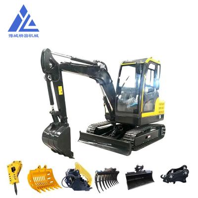 China Model 17 Crawler hydraulic excavator reinforced working device Small machinery Model 17 crawler hydraulic excavator for sale