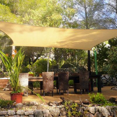 China Outdoor Used Durable Sunblock Canvas Shade Net Shade Sail Net Sunblock Shade Sail For Outdoor Awning Tent for sale