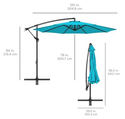 China Modern Outdoor Garden Patio Umbrella Beach Umbrella / Sun Umbrella Outdoor Restaurant for sale