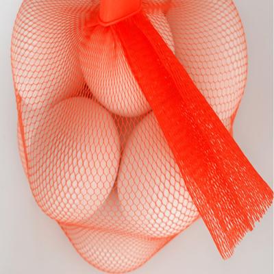 China Recyclable HDPE Agriculture Use Knitting Small Tubular Mesh Bag For Oranges for sale