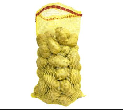 China Recyclable pp mesh onion bags, net bag, pp gauze mesh fruit packaging bags for sale