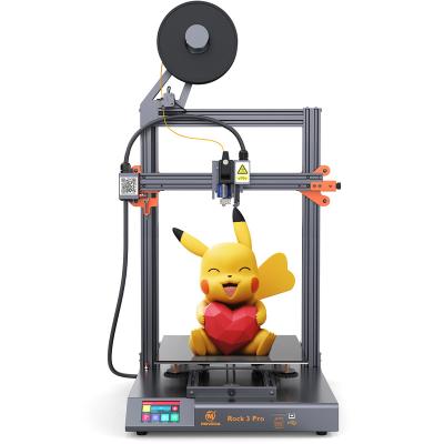 China 2021 new invention rock 3 pro 320*320*400mm large 3d printer 3d printer drukarka 3D printing machine DIY kit high resolution kit for sale