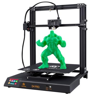 China D4 pro 3d printer large printing volume stability 3d cheap china factory sale for sale