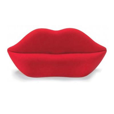 China Modern Home Furniture Modern Living Room Modern Lip Shaped Sexy Red Lip Sofa for sale