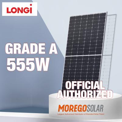 China Longi Solar Power System Power System Mono Solar Panel 545W 550W 555W 560W HI-MO5 182mm PERC Solar Panels For PV Plant With Good Cost for sale