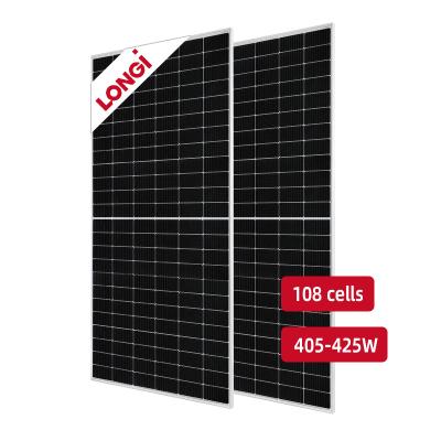 China Solar Panel LR5-54HPH 405W 410W 420W 425W Longi Solar Panel Rotterdam 182mmx182mm Current 182mmx182mm Tier 1 for sale