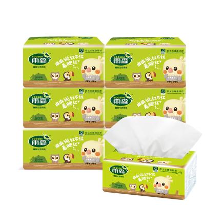 China Disposable Facial Tissue Korea Facial Tissue Bulk Factory Eco-Friendly Production Best Quality for sale