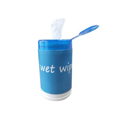 China Skin Care Cloths Wet Hand Wipes Factory Direct Sales OEM Barrel Hand Hygiene Cleaning Wet Cloths for sale