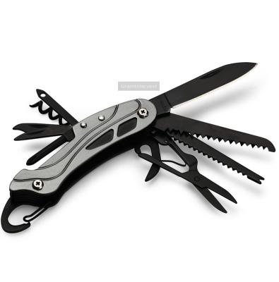 China 2022 Stainless Steel Non-variable Camping Foldable Top Makers 5 in 1 Tool Knife with Scissors for sale