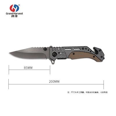 China 2022 Hot Selling High Quality Non-variable Point 420 Stainless Steel Multifunctional High Quality Folding Camping Knife for sale