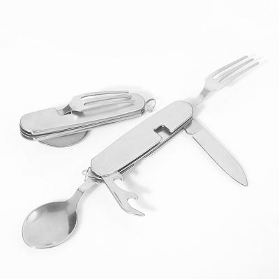 China Hot Customized Outdoor Camping 420 Non-variable Stainless Steel Most Competitive Price Cutlery Set Stainless Steel for sale