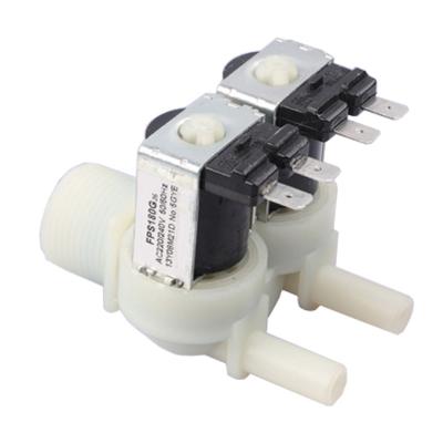 China Household Cheap Price Washing Machine Electric Solenoid Water Double Inlet Valve for sale