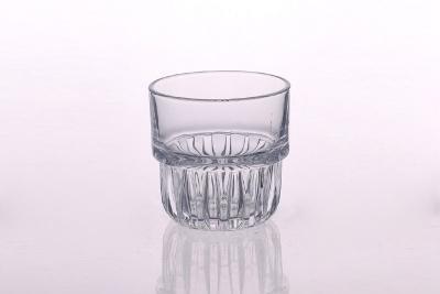 China Machine Pressed 250ml Whiskey tumbler drinking glasses , Juice Glass Cup for sale