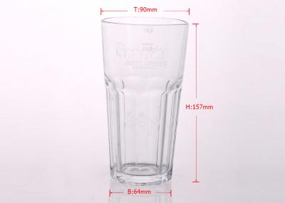 China 528ml 18.5oz Clear Whisky tumblers glasses drinking Cup Eco - friendly for sale