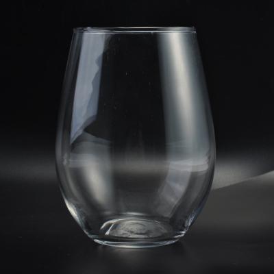 China Stemless wine Water Glass Tumbler , logo beautiful drinking glasses for sale