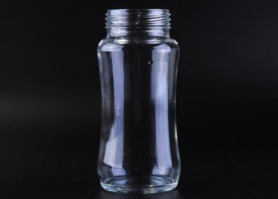 China Eco - friendly transparent glass milk bottle for baby , glass infant bottles for sale