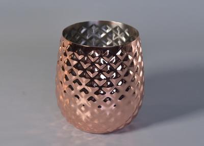 China A máquina fez a suportes de velas luxuosos do metal do abacaxi decorativo home à venda