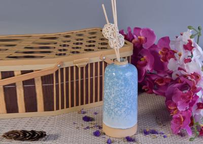 China Glazed Aroma Empty Diffuser Bottles And Reeds 580ml Ceramic Candle Holder for sale