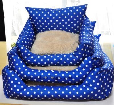 China dots pet bed ,dots pet cushion MH-2034 for sale