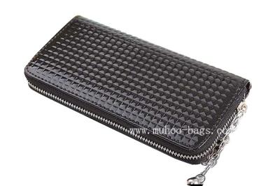 China Fashion PU lady Purse Wallet (MH-2069 Black) for sale