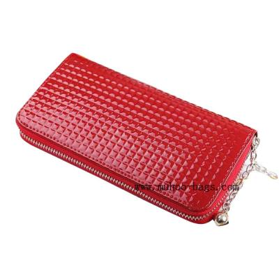 China Fashion PU lady Purse Wallet (MH-2069 red) for sale