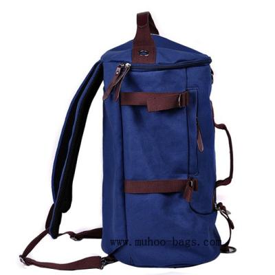 China Fashion Blue Canvas shoulder bag,Sports Travel backpack (MH-2112) for sale